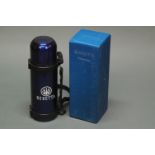 Beretta 1 litre blue Thermos flask, new.