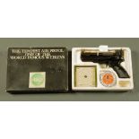 Webley Tempest .22 air pistol, boxed.  No visible Serial No.