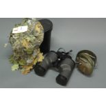 Pair of Tecnar by Swift 10 x 50 binoculars with case,