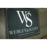 Webley & Scott doormat.  87 cm x 127 cm.