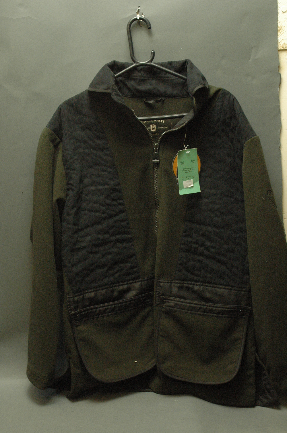 Deerhunter shooting jacket bonded polar fleece with storm liner (M) new.