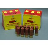 Collectors' lot of cartridges, box of 25 Eley Alpha Max 12 bore 2.