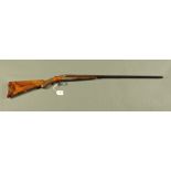 W. Richards 410 side/side shotgun, 27 inch barrels, cylinder choke, rib engraved "W.