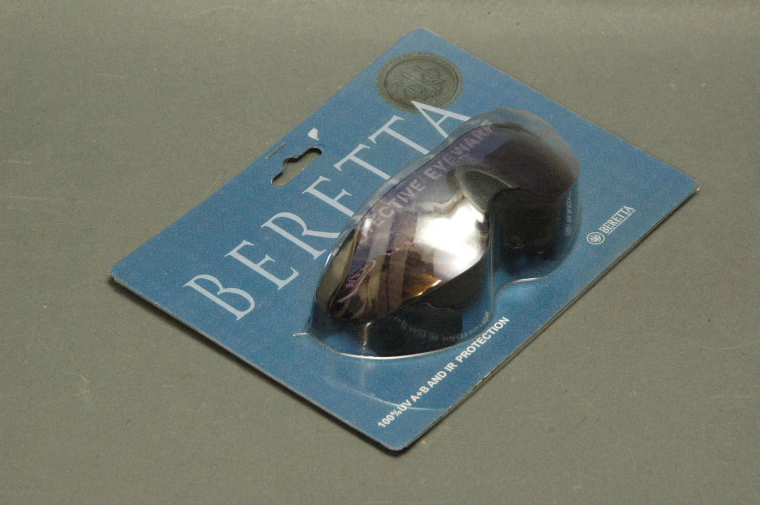 Pair of Beretta protective eyewear, purple, new.