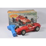 Clifford Series Battery Operated Mercedes Benz Racing Car. Appears E. Untested with F+ box.