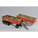 Interesting Early 1/25 Scale AMT Gravel Trailer Kit. Assembled and finished to a high standard.