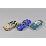 Trio of unboxed Scalextric Cars including Mercedes C94 and two others. Generally F+ to G+. (3)