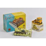 Corgi Toys No. 1102 Euclid Tractor. C in D / C Box. Plus NZG No. 205 Kettendozer CAT D4E. B / A in B