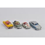 A group of unboxed diecast to include Corgi No. 480 Chevrolet Taxi Cab - deep yellow/red, red