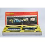 Triang Hornby RS604 Night Mail Train Set containing BR blue Diesel LOCO, Mail Coach, Sleeping Car