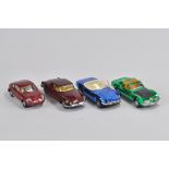 A group of unboxed diecast to include Corgi No.341 Mini Marcos GT 850 - metallic red, off white