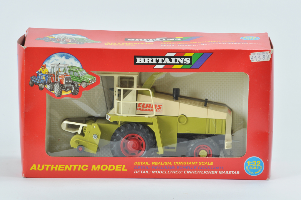 Britains Farm Claas Jaguar 690 Forage Harvester. Condition is B in B box.