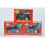 Britains Farm Code 3 Tractor Selection including Ford 8630, Ford 8730 and Ford 8730. (A, Boxes are