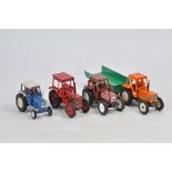 Unboxed Tractor Selection from Britains etc. Ford, Volvo, and Fiat issues. Generally B. (5)