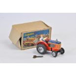 Scarce GAMA Tin Plate Clockwork Tractor. With Key. B in D Box.