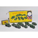 Matchbox Regular Wheels No. G5 Military Gift Set - Part Complete comprising of Majorpack No. M3