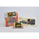 Assortment of Britains Farm including Freelander, Land Rover Defender and two others. A in D / B