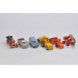 Unboxed diecast selection from various makers. Corgi, Norev, Matchbox etc. Conditions Vary from A to