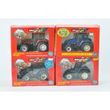 Britains Farm Tractor Selection including New Holland 8560, New Holland 6635, New Holland 8560 on