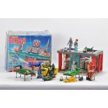 An Assortment of TV Related Toys. Matchbox Stingray Marineville Headquarters, Various Thunderbird