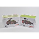 Wiking 1/32 Scale Claas Arion 650 Weathered Limited Edition Tractor Plus Claas Axion 950 Weathered