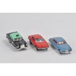 A group of unboxed diecast to include Metosul No. 9 Mercedes Benz 200, Dinky No. 211 Triumph TR7