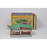 Matchbox Accessory Pack MF1 Matchbox Fire Station - early issue with green roof and brown Fire