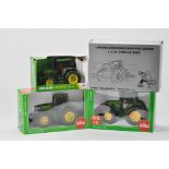 Selection of Siku 1/32 Scale John Deere Tractor Models including MF LCN Edition plus Ertl 6410