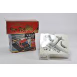 Trio of assorted toys including electronic Dameur De Piste, Matchbox Set and Atlas Aircraft. Very