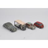 Playworn group of Spot-on Diecast including Spot-on No.120 Fiat Multipla. (4)