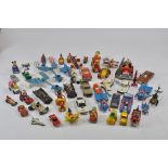 A very interesting group of TV Related diecast. Many issues from different makers. Batman,