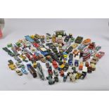 A Large Group of Mixed Diecast from Various Makers. Conditions range fair to Good. (qty)