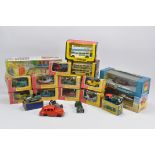 A group of mixed diecast including Matchbox, Lledo and others. Generally Good to Mint with boxes. (