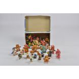 A large Selection of Plastic Care Bear Figures and others. Generally Fair Plus to Very Good. Need