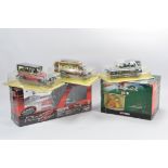 Assortment of toys including Tinplate Cars, RC Helicopter and Corgi Italian Job Presentation Set.