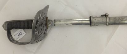 An 1895 pattern infantry officer's sword