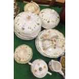 A collection of Sarreguemines "Venise" pattern dinner and tea wares CONDITION REPORTS Cereal bowls