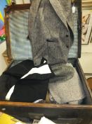 Various tweed jackets, three piece suit, trilbies, etc CONDITION REPORTS All in used and worn