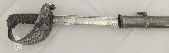 An 1821 pattern heavy cavalry officer's sword, retailed by Lonsdale & Tyler CONDITION REPORTS
