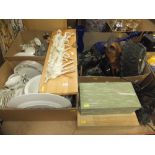 Four boxes of assorted decorative sundry