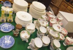 A large quantity of tea wares and decorative ceramics to include a collection of Wedgwood