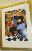 AFTER BERYL COOK "Shall we dance?", colour print, limited edition of 650, signed by the artist in