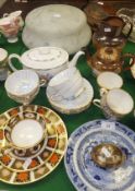 A collection of decorative china, cerami