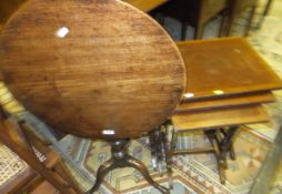 An early 19th Century mahogany tea table