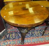A 19th Century rosewood breakfast table
