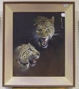RICHARD WARD "Study of leopard head," oi