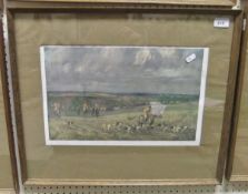 AFTER LIONEL EDWARDS "The Crawley and Horsham", colour print, signed in pencil lower right (ARR)