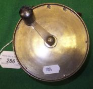 A 45/8" diameter protected crank brass s