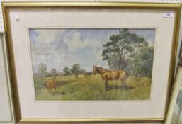 JOHN KING "A fine day in Autumn", watercolour, signed lower right, dated 1960 (ARR) CONDITION