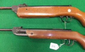A Milbro G23 .177 air rifle together wit